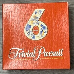 TRIVIAL PURSUIT 6 General Knowledge Trivia Strategy Board Game‎ Partially Sealed